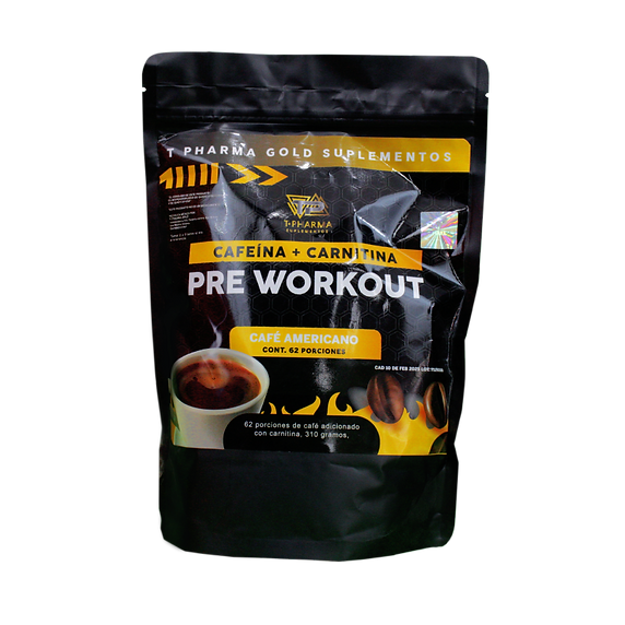 Cafeína + Carnitina - Pre Workout