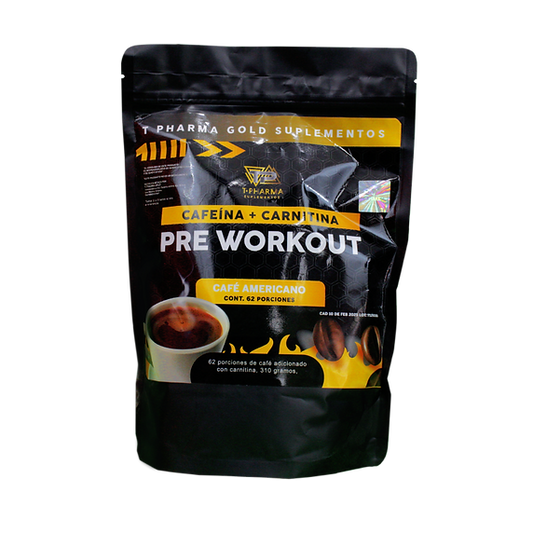 Cafeína + Carnitina - Pre Workout