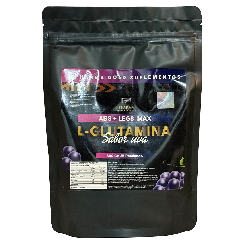 L GLUTAMINA ABS + LEGS MAX SABOR UVA